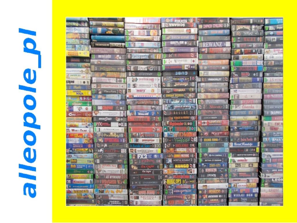 VHS Kasety Video na sprzedaż