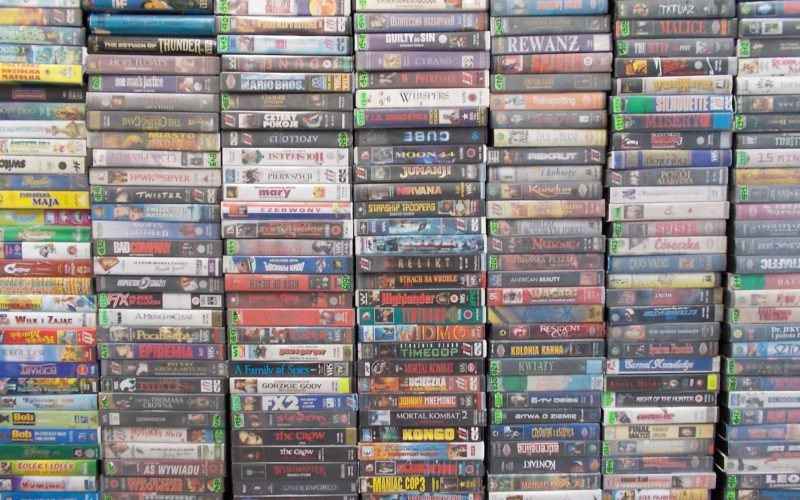 VHS Kasety Video na sprzedaż